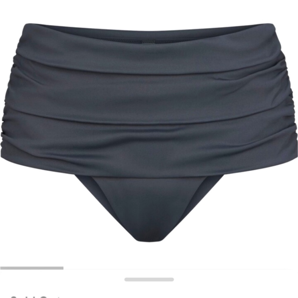 NWT—SKIMS Gunmetal Full Coverage Bikini Bottom